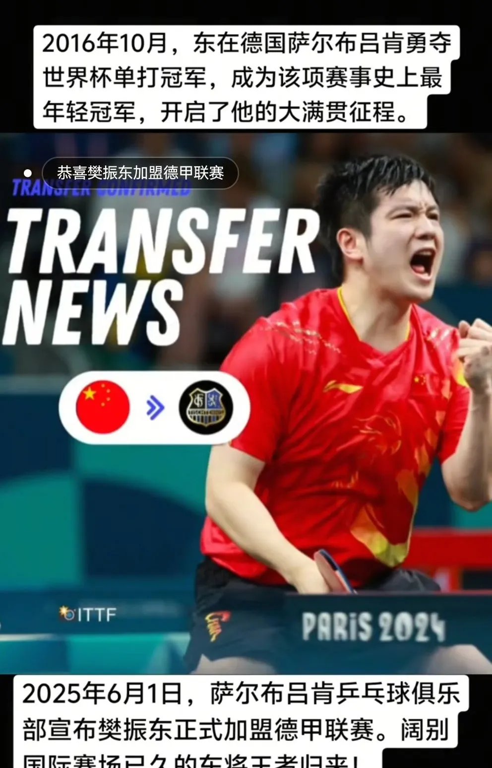 波兰乒乓球队绝地反击韩国乒乓球队,樊振东高光表现的简单介绍 波兰乒乓球队绝地反击韩国乒乓球队,樊振东高光表现的简单介绍